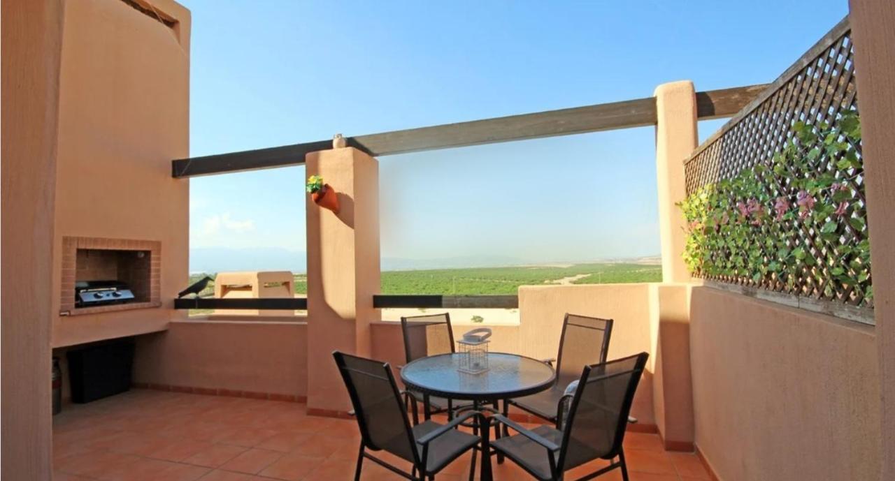 Casa Leona: Fully Furnished, Secure Golf Resort Penthouse Apartment With Gorgeous Views In Murcia Exterior foto